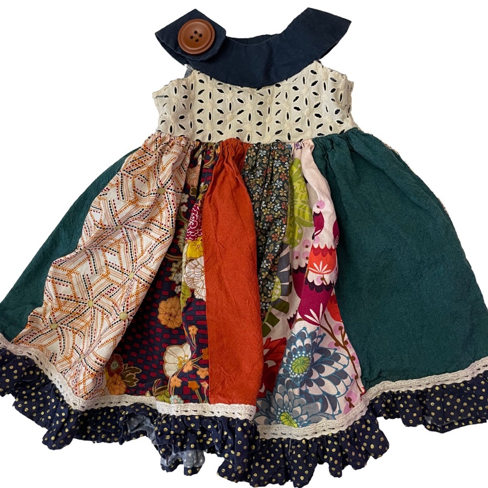 EUC Persnickety Patchwork dress size 2